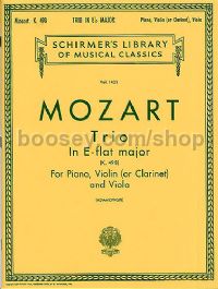 Kegelstatt' Trio For Clarinet, Viola & Piano K498 (Score & Parts) (Schirmer's Library of Musical Cla