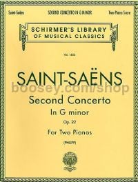 Piano Concerto No.2 GMin Op. 22 2-Piano Score (Schirmer's Library of Musical Classics) 