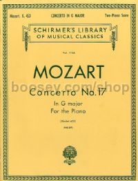 Piano Concerto No17 In G K.453 Two Piano Score (Schirmer's Library of Musical Classics)
