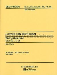 String Quartets Op.59, Op.74 And Op.95 (Parts)