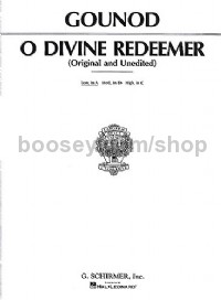 O Divine Redeemer (low Piano/organ) Fr/lt/eng 