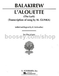 Balakirev L'alouette (the Lark) piano      