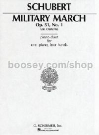 Military March Op.51 No. 1 (Piano Duet)