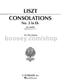 Consolation No.3 in Db major (Joseffy ed.) piano