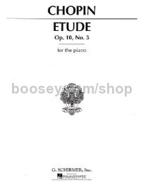 Etude In E Major Op.10 No.3 - Piano