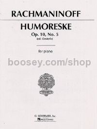 Humoreske Op.10 No.5 - Piano