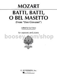 Batti, Batti, O Bel Masetto (Don Giovanni) - Soprano