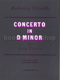 Concerto Dmin Fi/176 Op. 3/6 viola