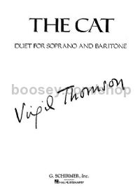 The Cat (Soprano/Baritone Duet)