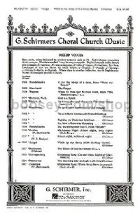 Christmas Hymn 'While By My Sheep' (SATB) Chor