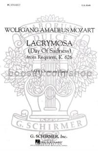 Lacrymosa (Requiem K.626) - SATB