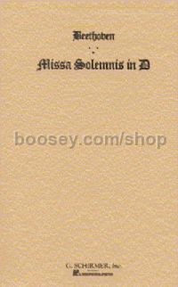 Missa Solemnis In D Op.123 (Vocal Score)