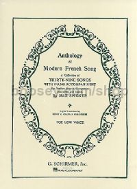 Anthology Of French Song: Low