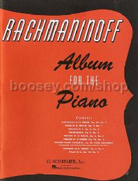 Album for the Piano (incl: Barcarolle In G Minor Op. 10 No.3/Polichinelle Op. 3 No. 4 etc.)