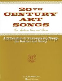 20th Century Art Songs (Medium Voice)