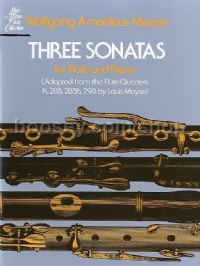 Three Sonatas for Flute & Piano