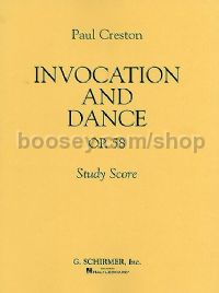 Invocation And Dance Op.58 (Study Score)