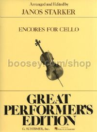 Encores for Cello (Great Performer's Edition)