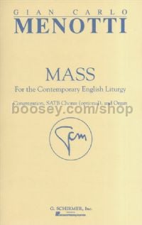 Mass for The Contemporary English Liturgy - SATB