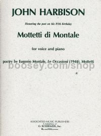 Mottetti Di Montale - Mezzo-Soprano