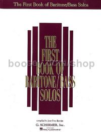 First Book Baritone/bass Solos