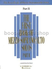 The First Book Mezzo-Soprano Solos, Part 2
