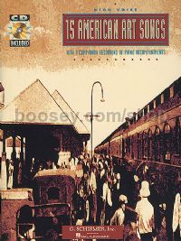 15 American Art Songs High Voice (Book & CD)