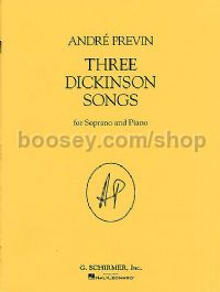 Three Dickinson Songs for Soprano and Piano