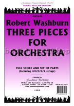 Three Pieces for Orchestra for orchestra (score & parts)