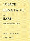 Sonata No. VI for Harp with Violin and Cello