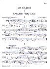 Studies (6) in English Folksong (arr. bassethorn)