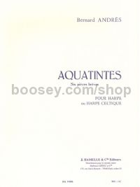 Aquatintes pour harpe