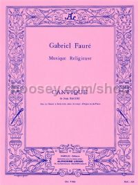 Cantique de Jean Racine Op.11 (Choral-Female accompanied)