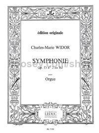 Symphony For Organ No.2 Op.13 In D