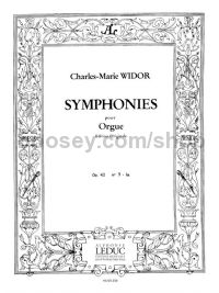 Symphonie No.7 Op.42 Organ Book
