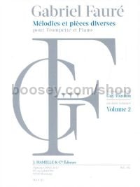 Melodies Et Pieces Diverses Pour Trompette Et Piano - Volume 2