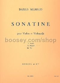 Sonatine pour Violon et Violoncelle Op.324