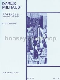 La Parisienne, no. 4 from Quatre Visages for viola and piano