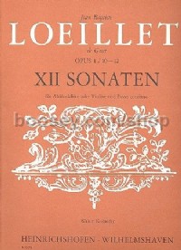 XII Sonaten op. 1 Vol. 4 (Score & Parts)