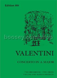 Concerto A Major (Study Score)
