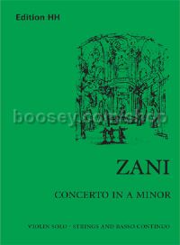 Concerto A Minor (Score)