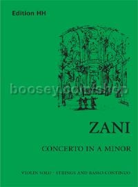 Concerto A Minor (Study Score)