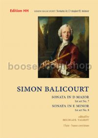 Sonata in D major and E minor - Flute & BC ( Score & Parts)