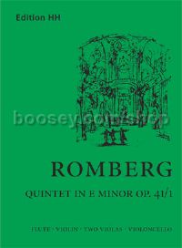 Flute Quintet E minor Op. 41/1