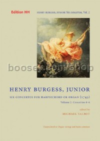 Six Concertos for Harpsichord or Organ (1743) 2 Vol. 2