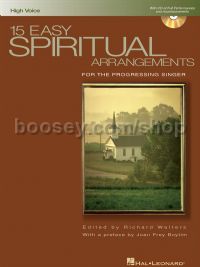 15 Easy Spiritual Arrangements (Bk & CD) High