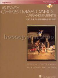 15 Easy Christmas Carol Arrangements (High Voice)