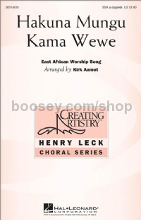 Hakuna Mungu Kama Wewe (SSA a Cappella)
