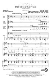 Don't Stop the Music (SATB)