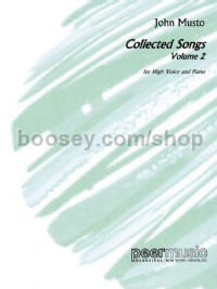 Collected Songs, Vol. 2 for high voice & piano